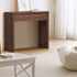 Console Table Wood Sofa Table with Drawer Walnut