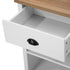 Oikiture Console Table Wood with 2 Drawers