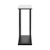 Console Table Faux Marble Effect Entry Hallway Display Black