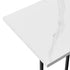 Console Table Faux Marble Effect Entry Hallway Display Black
