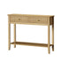 Oikiture 2-tier Console Table 100cm with 2 Storage Drawer