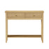 Oikiture 2-tier Console Table 100cm with 2 Storage Drawer