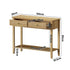 Oikiture 2-tier Console Table 100cm with 2 Storage Drawer