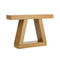 Console Table with Thick 10cm Top & Natural Wood‑Look Finish – Natural