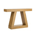 Console Table with Thick 10cm Top & Natural Wood‑Look Finish – Natural