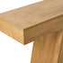 Console Table with Thick 10cm Top & Natural Wood‑Look Finish – Natural