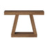 Oikiture Console Table Hallway Display Shelf Walnut