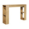 Oikiture Modern Console Table Display Shelf Entryway Decor Natural