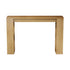 Oikiture Modern Console Table Display Shelf Entryway Decor Natural