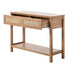 Console Table 2 Drawers Entry Table Display Shelf Natural
