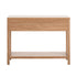 Console Table 2 Drawers Entry Table Display Shelf Natural