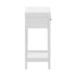 Oikiture Console Table 2 Drawers Hallway Entryway Furniture White