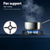 Gas Cooktop 30cm 2 Burner Built-in Stove Glass Cook Top NG LPG Wok Burner