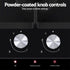 Gas Cooktop 30cm 2 Burner Built-in Stove Glass Cook Top NG LPG Wok Burner