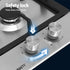 Gas Cooktop 30cm 2 Burner Silver