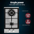 Gas Cooktop 30cm 2 Burner Silver
