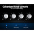 60cm 4 Burner Gas Cooktop Black Glass Built-in Kitchen Stove