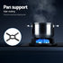 60cm 4 Burner Gas Cooktop Black Glass Built-in Kitchen Stove
