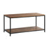 Coffee Table Storage Rack 2-Tier Black&Walnut