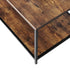 Coffee Table Storage Rack 2-Tier Black&Walnut