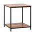 Side End Table Coffee Table 2-Tier