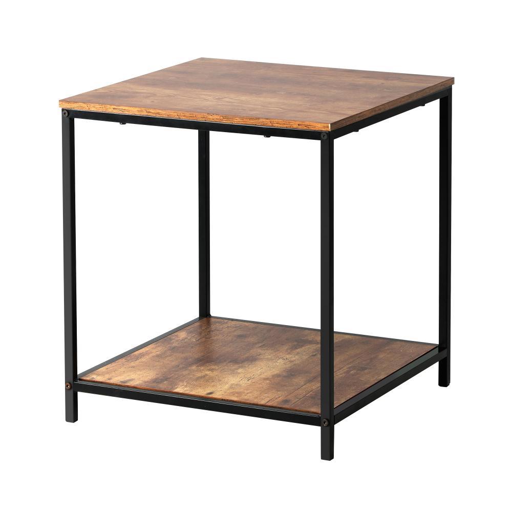 Side End Table Coffee Table 2-Tier