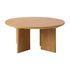 Coffee Table Round Side End Tables Wooden Natural