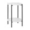Coffee Table Round Dual-Tier Marble