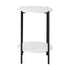 Coffee Table Round Dual-Tier Marble