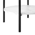 Coffee Table Round Dual-Tier Marble