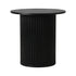 Coffee Table Side Tables Sofa Desk Bedside Round Wood Black