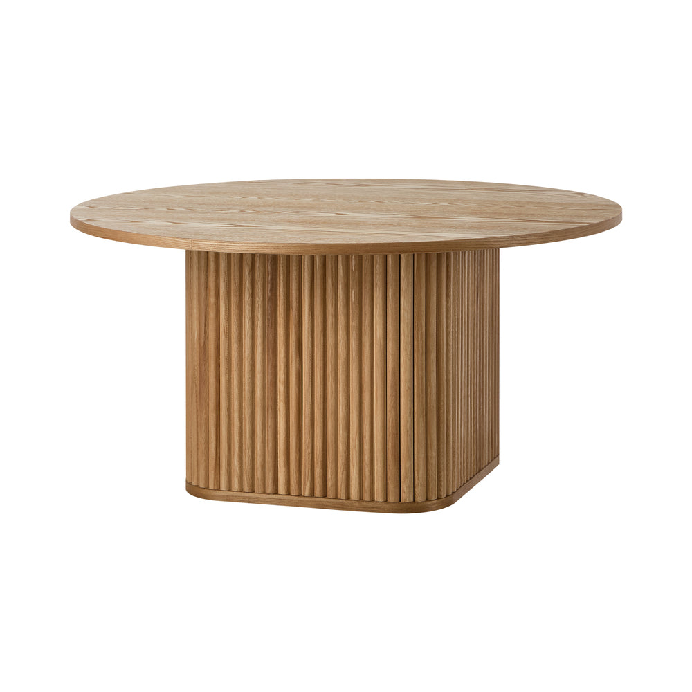 Coffee Table Side End Tables Round Wooden Furniture Natural
