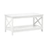 Coffee Table Storage Rack 2-Tier White