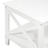 Coffee Table Storage Rack 2-Tier White