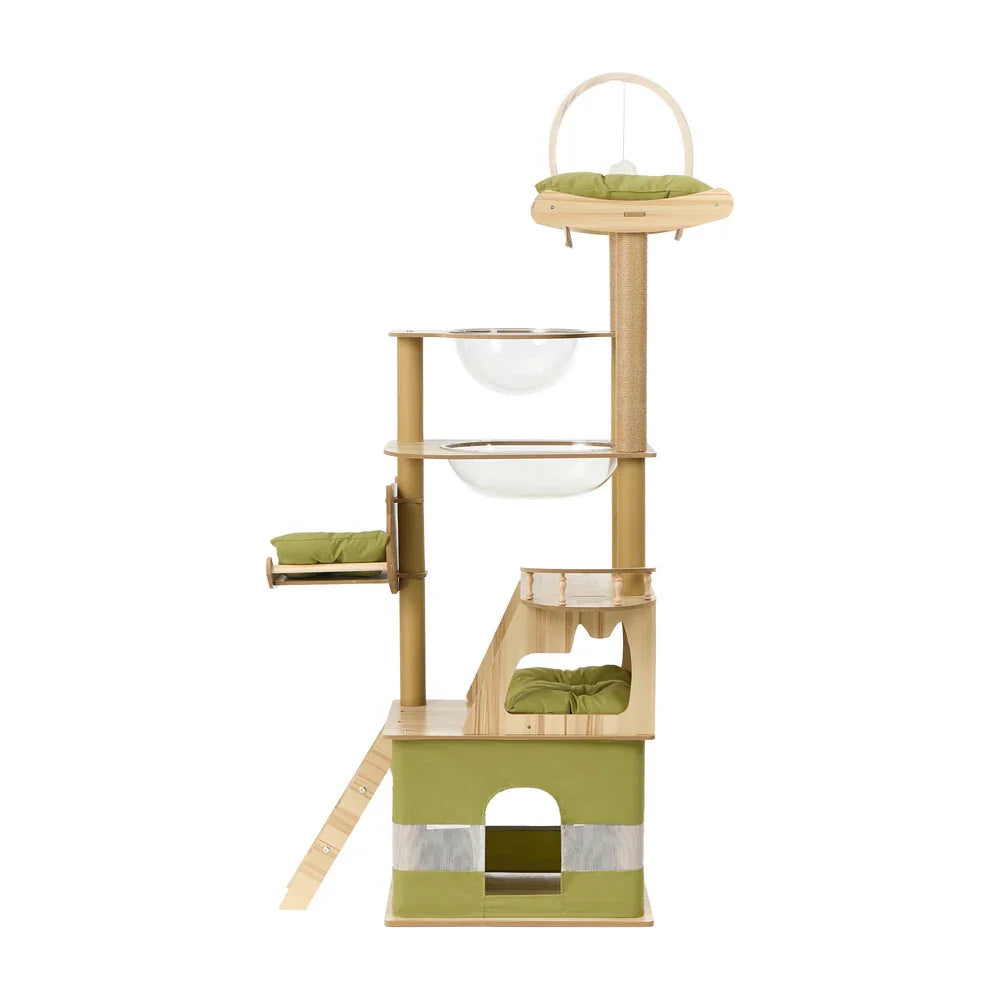 Cat Tree Tower Scratching Post Condo House Bed Furniture 190cm