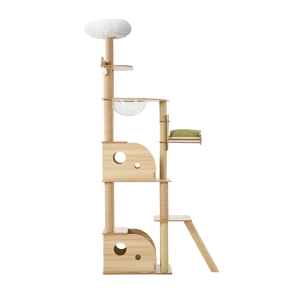 Cat Tree Scratching Post Condo House Bed Furniture 203cm