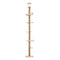 Floor to Ceiling Cat Tree 300cm Wooden Scratching Tower with Acrylic Bowls