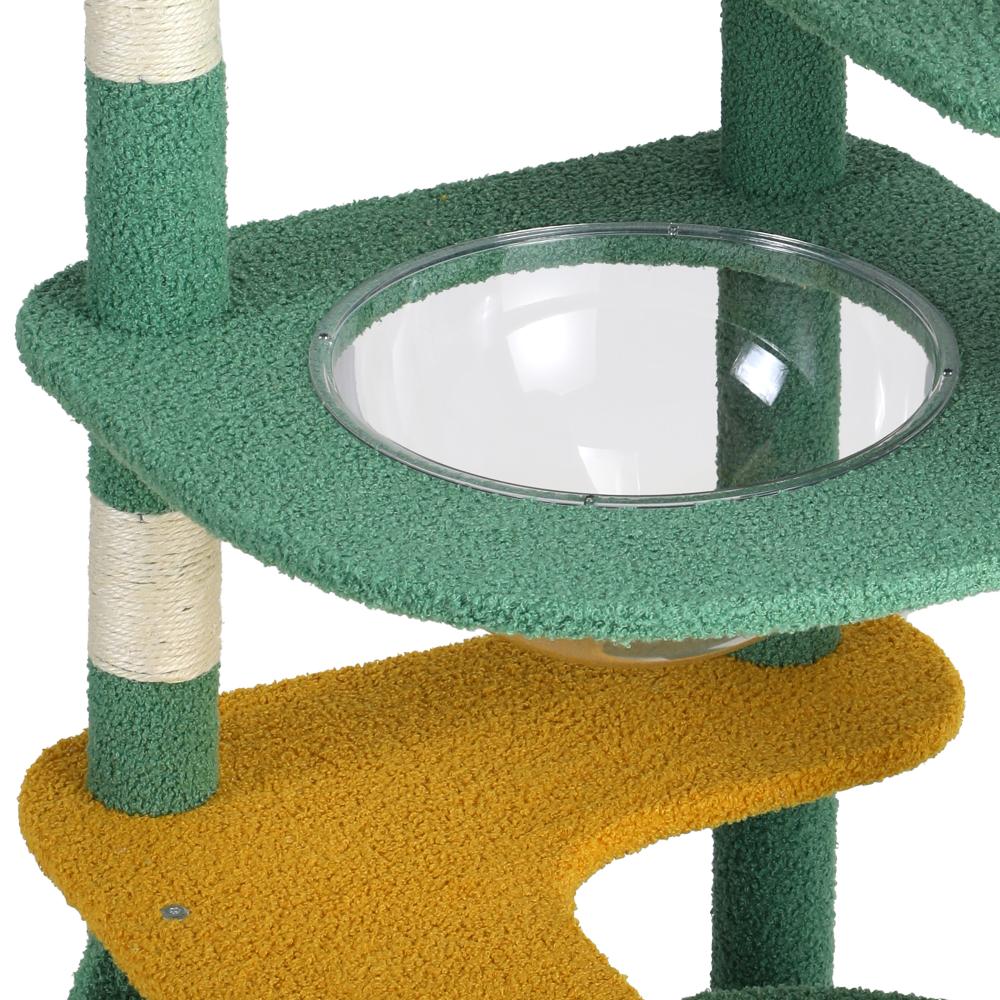 Cat Tree Tower Scratching Post 144cm Pet Condo