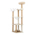 Alopet Cat Tree Rattan Cat Scratching Post 164CM
