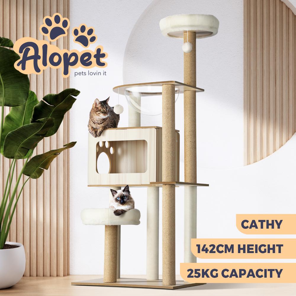 Cat Tree Tower Scratching Post Scratcher Cats Condo