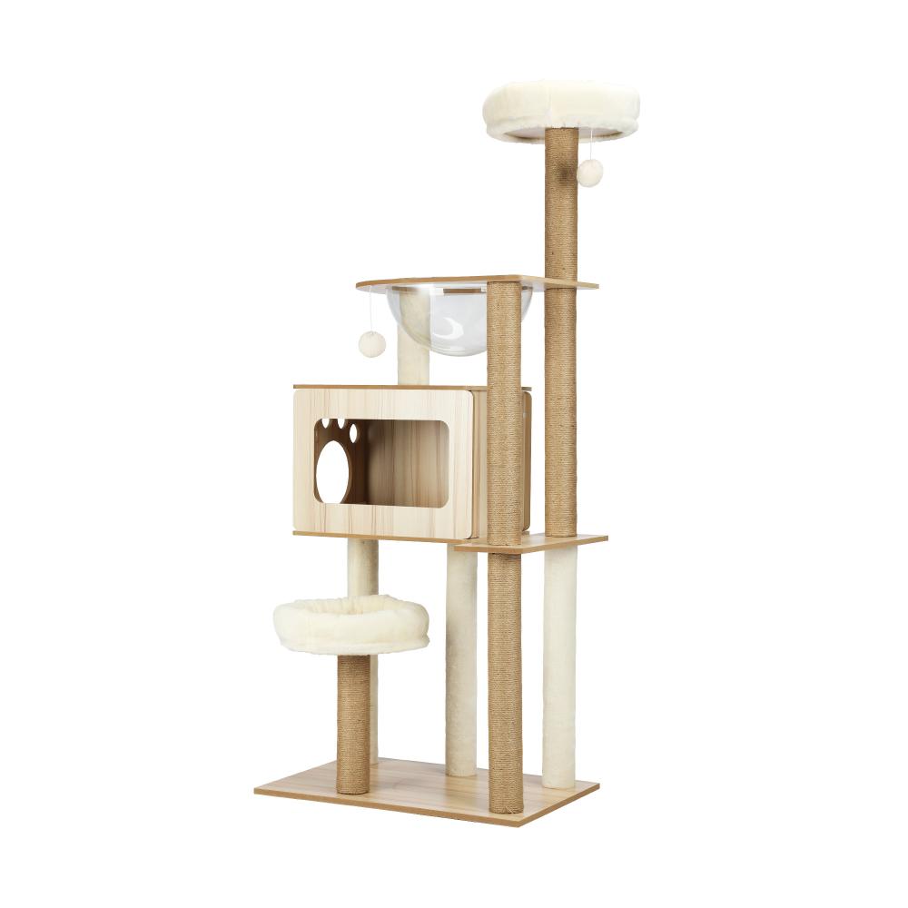 Cat Tree Tower Scratching Post Scratcher Cats Condo