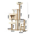 Cat Tree Scratcher Cats Condo Wood 142cm