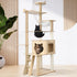 174 cm Cat Tree with Scratching Post Cat Condo Ladder