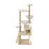 174 cm Cat Tree with Scratching Post Cat Condo Ladder