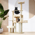 131 cm Cat Tree with Scratching Post Cat Condo Ladder
