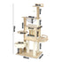 131 cm Cat Tree with Scratching Post Cat Condo Ladder