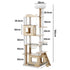 Cat Tree Tower Scratching Post Scratcher 190cm