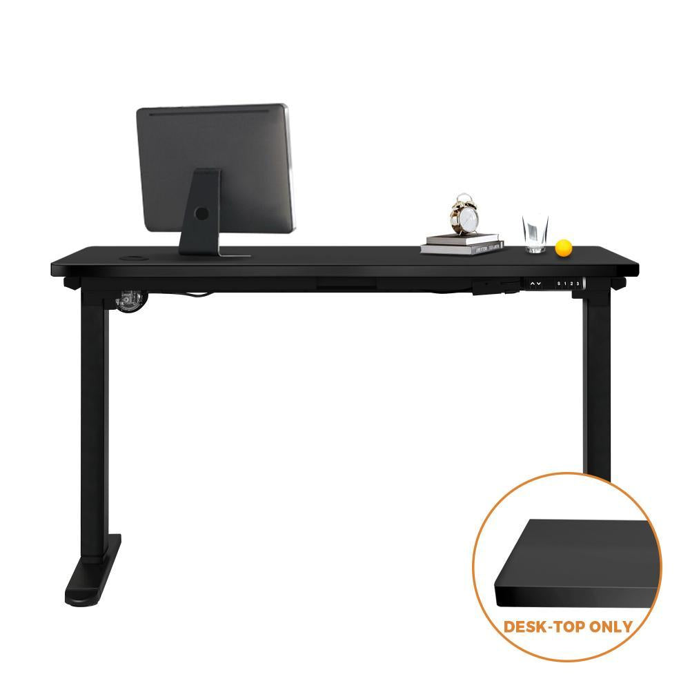 Standing Desk Board with Drilled Hole Black 120x60cm