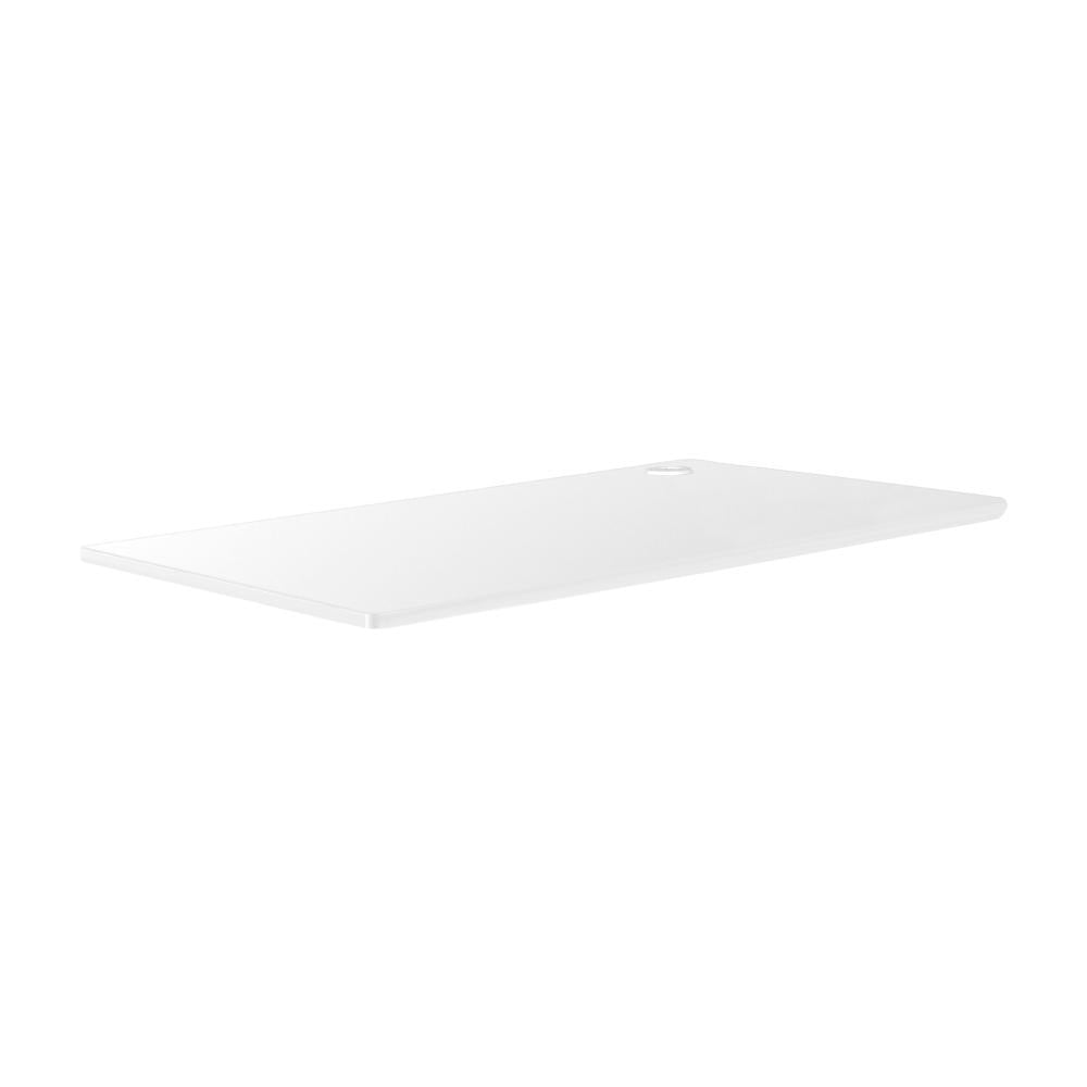 Standing Desk Board with Drilled Hole White 120x60cm