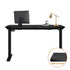 Standing Desk Top with Drilled Hole Black 140x70cm